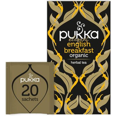 Pukka Thé Anglais Petit Déjeuner Bio - Publicité Pukka Thé Anglais Petit Déjeuner Bio - Publicité