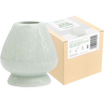 Support de fouet vert pour matcha - Accessoire cérémonie du thé - Publicité Support de fouet vert pour matcha - Accessoire cérémonie du thé - Publicité