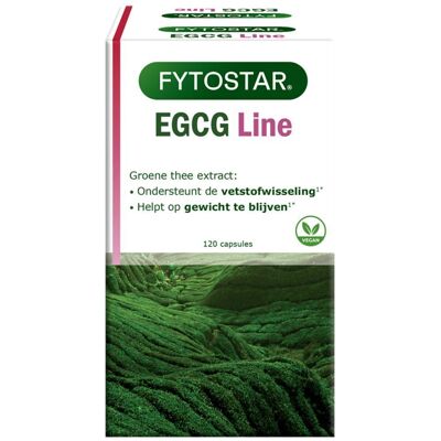 Fytostar EGCG Ligne Thé Vert Brûleur de Graisses & Métabolisme - 120 Capsules - Publicité Fytostar EGCG Ligne Thé Vert Brûleur de Graisses & Métabolisme - 120 Capsules - Publicité