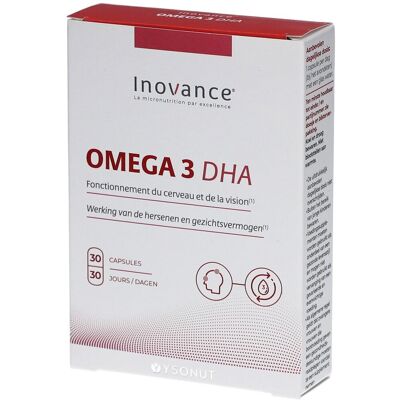 INOVANCE® Omega 3 DHA+ Capsule(S) 30 pc(s) - Publicité INOVANCE® Omega 3 DHA+ Capsule(S) 30 pc(s) - Publicité