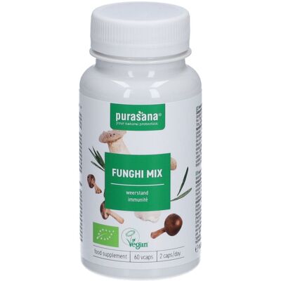 Purasana® Funghi Mix Capsule(S) 60 pc(s) - Publicité Purasana® Funghi Mix Capsule(S) 60 pc(s) - Publicité