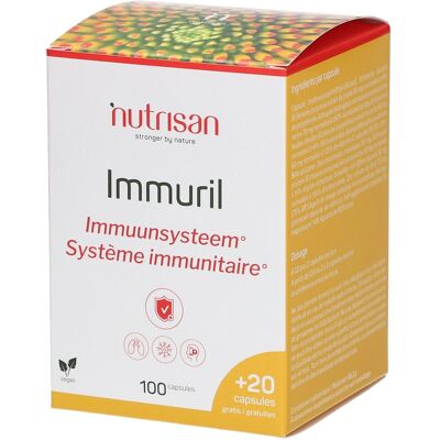 Nutrisan Immuril 100 + 20 Gélules GRATUITES Capsule(S) 100+20 pc(s) - Publicité Nutrisan Immuril 100 + 20 Gélules GRATUITES Capsule(S) 100+20 pc(s) - Publicité