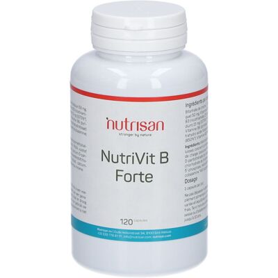 Nutrisan Nutrivit B Forte Capsule(S) 100+20 pc(s) - Publicité Nutrisan Nutrivit B Forte Capsule(S) 100+20 pc(s) - Publicité