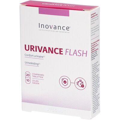 Inovance® Urivance Flash 20 comprimés Comprimé(S) pc(s) - Publicité Inovance® Urivance Flash 20 comprimés Comprimé(S) pc(s) - Publicité