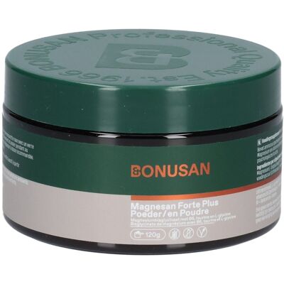 Bonusan Magnesan Forte Plus en Poudre 120 g - Publicité Bonusan Magnesan Forte Plus en Poudre 120 g - Publicité