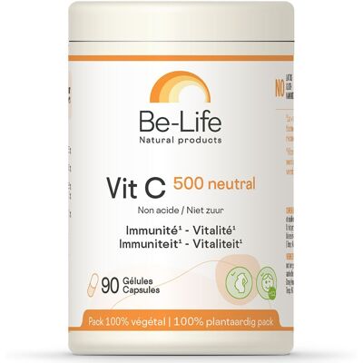 Be-life Vit C 500 Immunité - Vitalite 90 gélules - Publicité Be-life Vit C 500 Immunité - Vitalite 90 gélules - Publicité