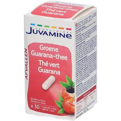 Juvamine Thé Vert Guarana 30 capsules Capsule(S) pc(s) - Publicité Juvamine Thé Vert Guarana 30 capsules Capsule(S) pc(s) - Publicité