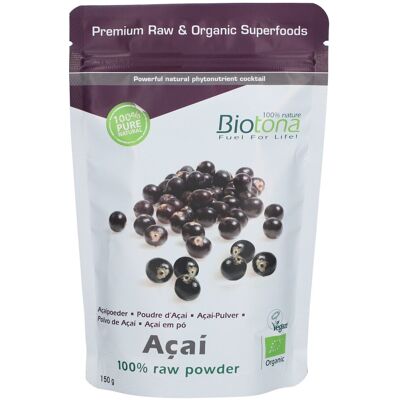 Poudre d'Açaí Biotona Bio 150 g - Publicité Poudre d'Açaí Biotona Bio 150 g - Publicité