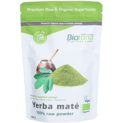Biotona Yerba Maté Poudre 150 g - Publicité Biotona Yerba Maté Poudre 150 g - Publicité
