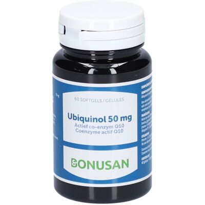 Bonusan Ubiquinol 50 mg Capsule(S) 60 pc(s) - Publicité Bonusan Ubiquinol 50 mg Capsule(S) 60 pc(s) - Publicité