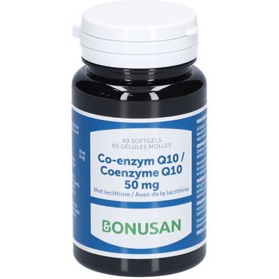 Bonusan Coenzyme Q10 50 mg Capsule(S) 60 pc(s) - Publicité Bonusan Coenzyme Q10 50 mg Capsule(S) 60 pc(s) - Publicité