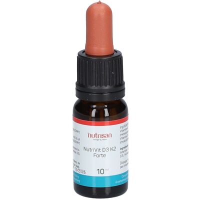 NUTRISAN NutrivVit D3 K2 Forte Goutte(S) 10 ml - Publicité NUTRISAN NutrivVit D3 K2 Forte Goutte(S) 10 ml - Publicité