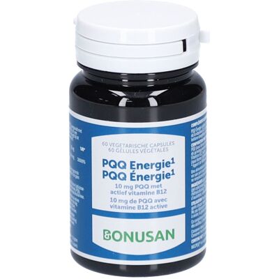 Bonusan PQQ Énergie Capsule(S) 60 pc(s) - Publicité Bonusan PQQ Énergie Capsule(S) 60 pc(s) - Publicité