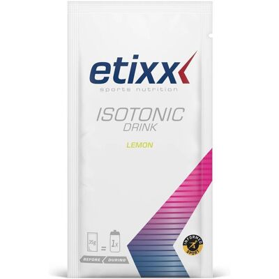 Etixx Isotonic Drink Lemon Sachet(S) 8x35 g - Publicité Etixx Isotonic Drink Lemon Sachet(S) 8x35 g - Publicité