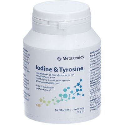 Metagenics Iode et Tirosine 60 Comprimés - Complément Alimentaire - Publicité Metagenics Iode et Tirosine 60 Comprimés - Complément Alimentaire - Publicité