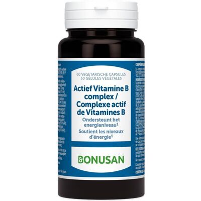 BONUSAN Complexe actif de vitamines B Capsule(S) 60 pc(s) - Publicité BONUSAN Complexe actif de vitamines B Capsule(S) 60 pc(s) - Publicité