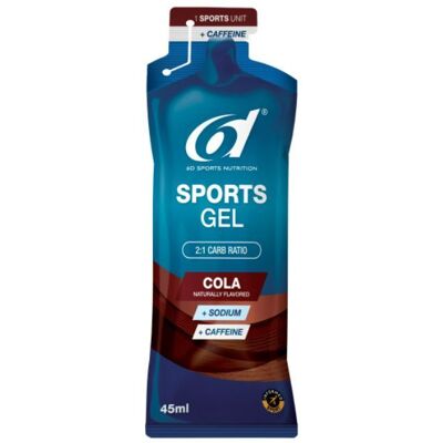 6d Sports Nutrition 6D Sports Gel - Cola + Sodium Caféine Gel(S) 6x45 ml - Publicité 6d Sports Nutrition 6D Sports Gel - Cola + Sodium Caféine Gel(S) 6x45 ml - Publicité