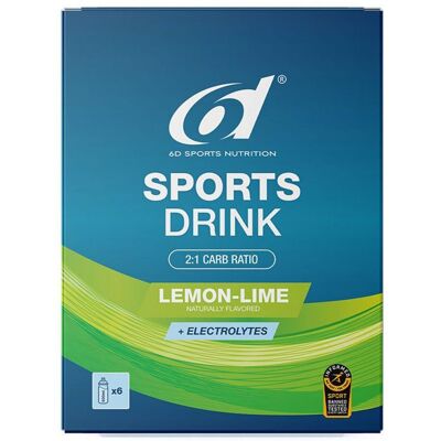 6D Sports Nutrition 6d Sports Drink Citron-Lime Poudre 6x33 g - Publicité 6D Sports Nutrition 6d Sports Drink Citron-Lime Poudre 6x33 g - Publicité