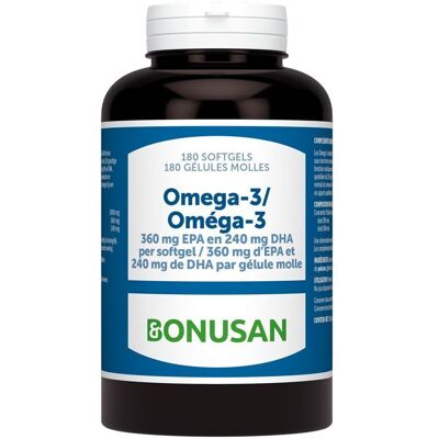 BONUSAN Omega-3 Capsule(S) 180 pc(s) - Publicité BONUSAN Omega-3 Capsule(S) 180 pc(s) - Publicité