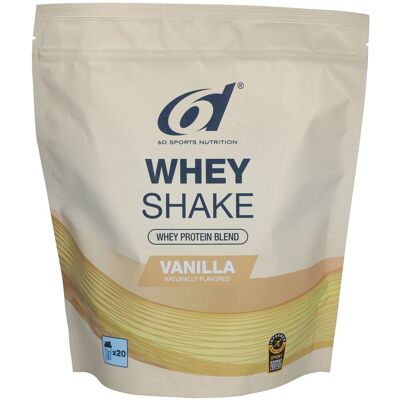 6d Sports Nutrition Whey Shake Vanilla Poudre 500 g - Publicité 6d Sports Nutrition Whey Shake Vanilla Poudre 500 g - Publicité