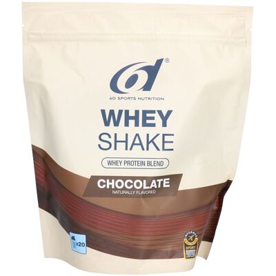6d Sports Nutrition Whey Shake Chocolat Poudre 500 g - Publicité 6d Sports Nutrition Whey Shake Chocolat Poudre 500 g - Publicité