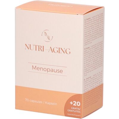 Nutrisan Nutri-Aging Menopause 70 gélules + 20 GRATUITES Capsule(S) 70+20 pc(s) - Publicité Nutrisan Nutri-Aging Menopause 70 gélules + 20 GRATUITES Capsule(S) 70+20 pc(s) - Publicité