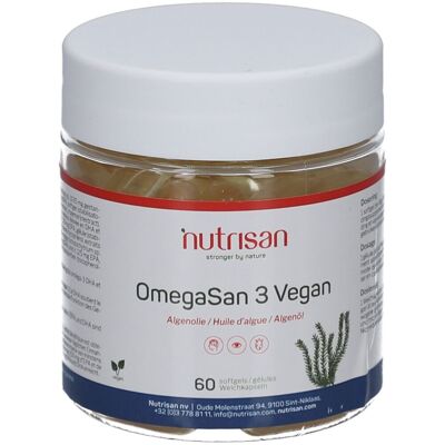 Nutrisan OmegaSan 3 Vegan Capsule(S) 60 pc(s) - Publicité Nutrisan OmegaSan 3 Vegan Capsule(S) 60 pc(s) - Publicité
