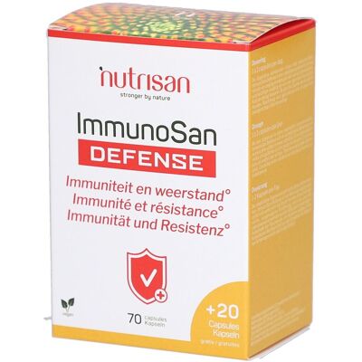 Nutrisan ImmunoSan Defense Capsule(S) 90 pc(s) - Publicité Nutrisan ImmunoSan Defense Capsule(S) 90 pc(s) - Publicité