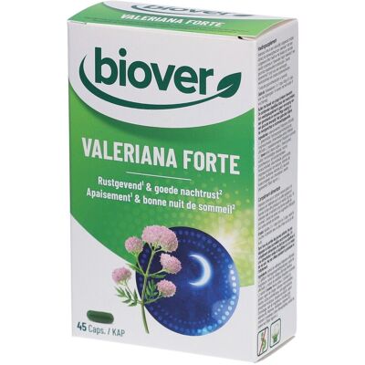 Biover Valeriana Forte - Extraits de plantes relaxants, Magnésium & Vitamines B - Publicité Biover Valeriana Forte - Extraits de plantes relaxants, Magnésium & Vitamines B - Publicité