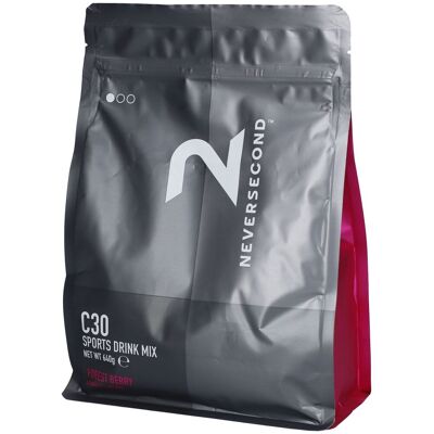 NeverSecond C30 Boisson Sportive Mûres des Bois - Publicité NeverSecond C30 Boisson Sportive Mûres des Bois - Publicité