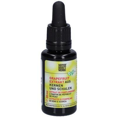 NATURKRAFTWERKE Extrait de pamplemousse bio 20 ml - Publicité NATURKRAFTWERKE Extrait de pamplemousse bio 20 ml - Publicité