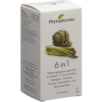 PHYTOPHARMA 6 en 1 Comprimé(S) 120 pc(s) - Publicité PHYTOPHARMA 6 en 1 Comprimé(S) 120 pc(s) - Publicité