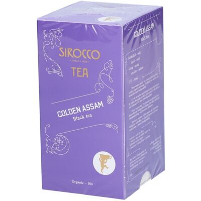 Sirocco Golden assam Thé 20 pc(s) - Publicité Sirocco Golden assam Thé 20 pc(s) - Publicité
