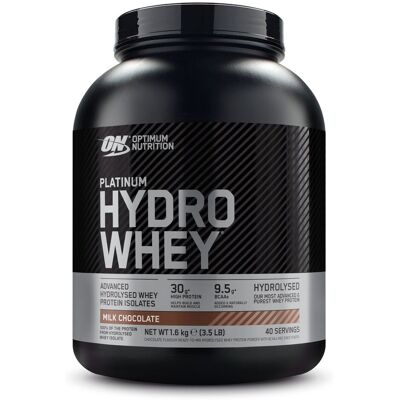 Optimum Nutrition Platinum Hydrowhey 1600g Latte et Chocolat - Protéine de lactosérum pour la croissance musculaire - Publicité Optimum Nutrition Platinum Hydrowhey 1600g Latte et Chocolat - Protéine de lactosérum pour la croissance musculaire - Publicité