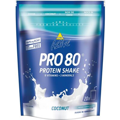 Inkospor Active Pro 80 Shake de Protéines Coco - Poudre - Publicité Inkospor Active Pro 80 Shake de Protéines Coco - Poudre - Publicité