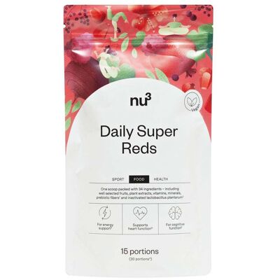 nu3 Daily Super Reds Poudre 180 g - Publicité nu3 Daily Super Reds Poudre 180 g - Publicité