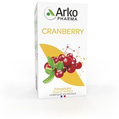 Arkopharma Arkogélules® Cranberryne® Bio Capsule(S) 45 pc(s) - Publicité Arkopharma Arkogélules® Cranberryne® Bio Capsule(S) 45 pc(s) - Publicité