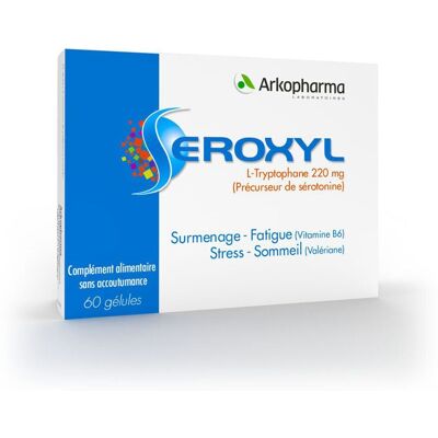 Arkopharma Seroxyl Tryptophane B6 Valériane - Complément alimentaire - Publicité Arkopharma Seroxyl Tryptophane B6 Valériane - Complément alimentaire - Publicité