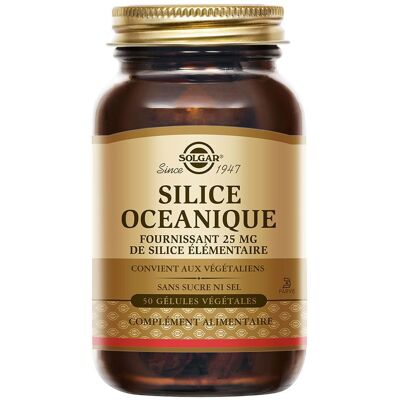Solgar Oceanic Silica 25 mg Vegicaps - Minéral - 50 pièces - Publicité Solgar Oceanic Silica 25 mg Vegicaps - Minéral - 50 pièces - Publicité