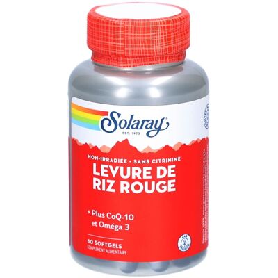 Solaray - Red Yeast Rice - CoQ10 - Omega 3 - Dietary supplement - Publicité Solaray - Red Yeast Rice - CoQ10 - Omega 3 - Dietary supplement - Publicité