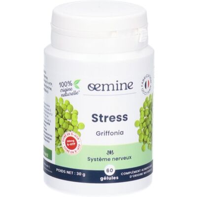 OEMINE Stress Griffonia - 60 gélules - Soutient l'équilibre émotionnel - Publicité OEMINE Stress Griffonia - 60 gélules - Soutient l'équilibre émotionnel - Publicité
