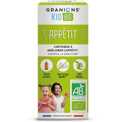 Granions Enfant Appétit Bio 125Ml - Compléments Alimentaires - Publicité Granions Enfant Appétit Bio 125Ml - Compléments Alimentaires - Publicité