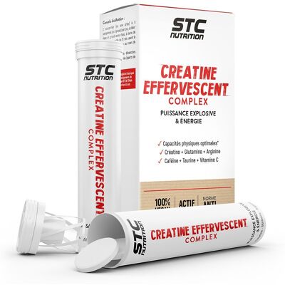 STC Nutrition Créatine Effervescente - Soutien Force & Endurance Musculaire - Publicité STC Nutrition Créatine Effervescente - Soutien Force & Endurance Musculaire - Publicité