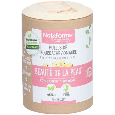 Nat & Form Capsules Bio Bourrache et Onagre - Compléments Alimentaires - Publicité Nat & Form Capsules Bio Bourrache et Onagre - Compléments Alimentaires - Publicité