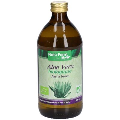 Nat & Form Aloe Vera Bio 500 ml - Complément alimentaire - Publicité Nat & Form Aloe Vera Bio 500 ml - Complément alimentaire - Publicité