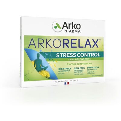 Arkopharma Arkorelax Contrôle du Stress - Complément Alimentaire - Publicité Arkopharma Arkorelax Contrôle du Stress - Complément Alimentaire - Publicité