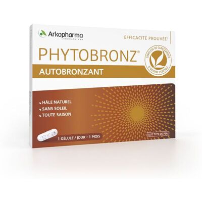 Arkopharma PHYTOBRONZ® AUTOBRONZANT Capsule(S) 30 pc(s) - Publicité Arkopharma PHYTOBRONZ® AUTOBRONZANT Capsule(S) 30 pc(s) - Publicité