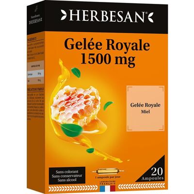 Herbesan Gelée Royale 1500mg - Immunité & Énergie - Complément Alimentaire - Publicité Herbesan Gelée Royale 1500mg - Immunité & Énergie - Complément Alimentaire - Publicité