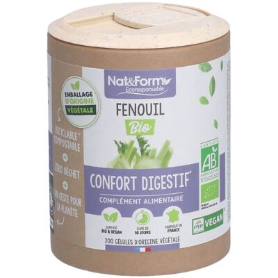 Soutien Digestif Bio Fenouil Nat & Form - Complément Alimentaire - Publicité Soutien Digestif Bio Fenouil Nat & Form - Complément Alimentaire - Publicité