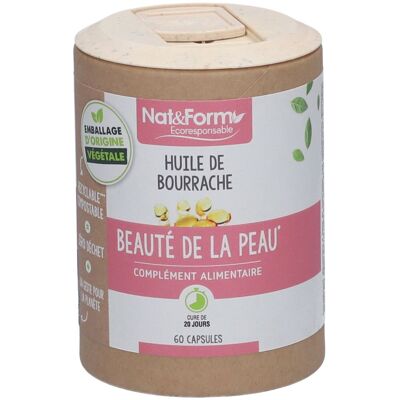 Nat & Form Nat&Form Huile de bourrache en capsules Capsule(S) 60 pc(s) - Publicité Nat & Form Nat&Form Huile de bourrache en capsules Capsule(S) 60 pc(s) - Publicité